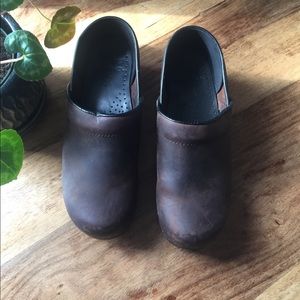 Dansko Brown Leather Clog